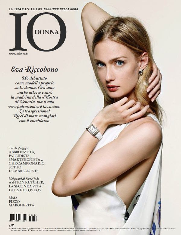 Eva Riccobono Covers Io Donna August 2013